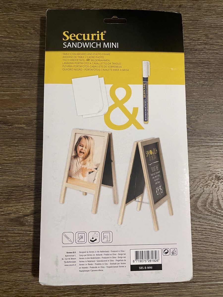 Lavagne: Securit Sandwich Mini Kreidetafel NEU – Nuovo e nell'imballaggio originale da Winterthur venduto da secondhand_love 1