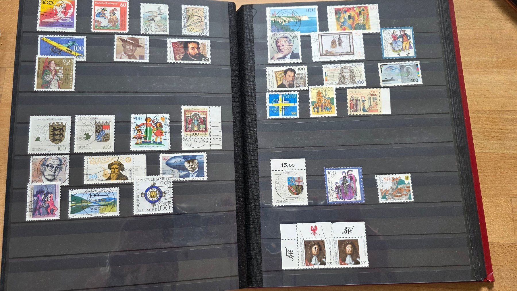 Alle Briefmarken: Briefmarkensammlung Deutschland – Gebraucht aus Wettswil von Schnuebe 7