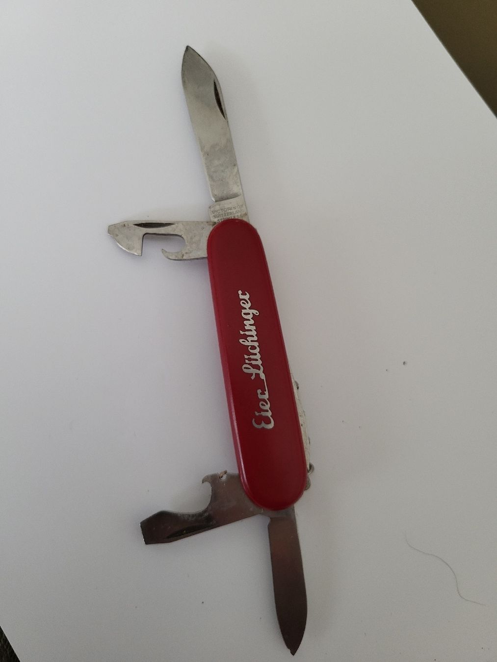 Victorinox Coltelli tascabile: Schweizer Sackmesser von Eier Lüchinger  – Usato da nunningen venduto da mic_88k2 2