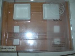 Neues Sushi Set mit Stäbchen und Keramikteller (2. Angebot)