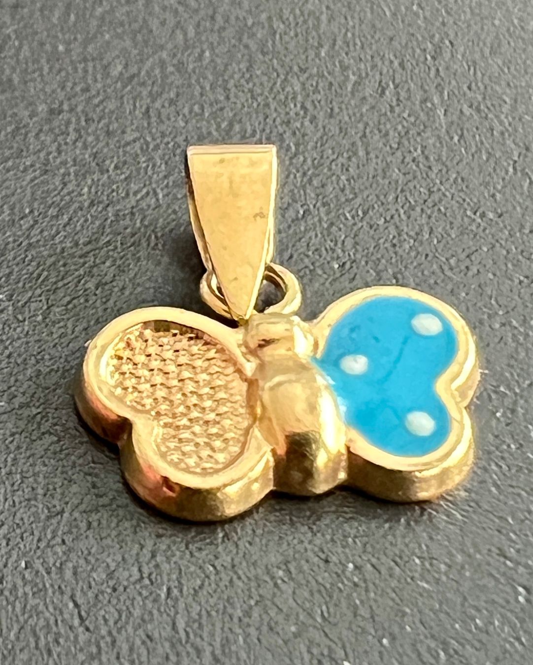 Ciondoli: Gold-Anhänger 18K Schmetterling – Usato da Chur venduto da Penting1935 2