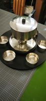 Fondue set for Stelton by Peter Holmblad and Arne Jacobsen