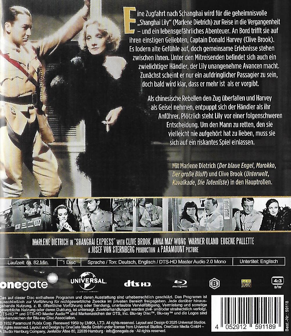 Tutti i DVDs: Marlene Dietrich BD - Marokko + Shanghai-Express S/W – Nuovo (secondo la descrizione) da Zürich venduto da daniel-becket 4