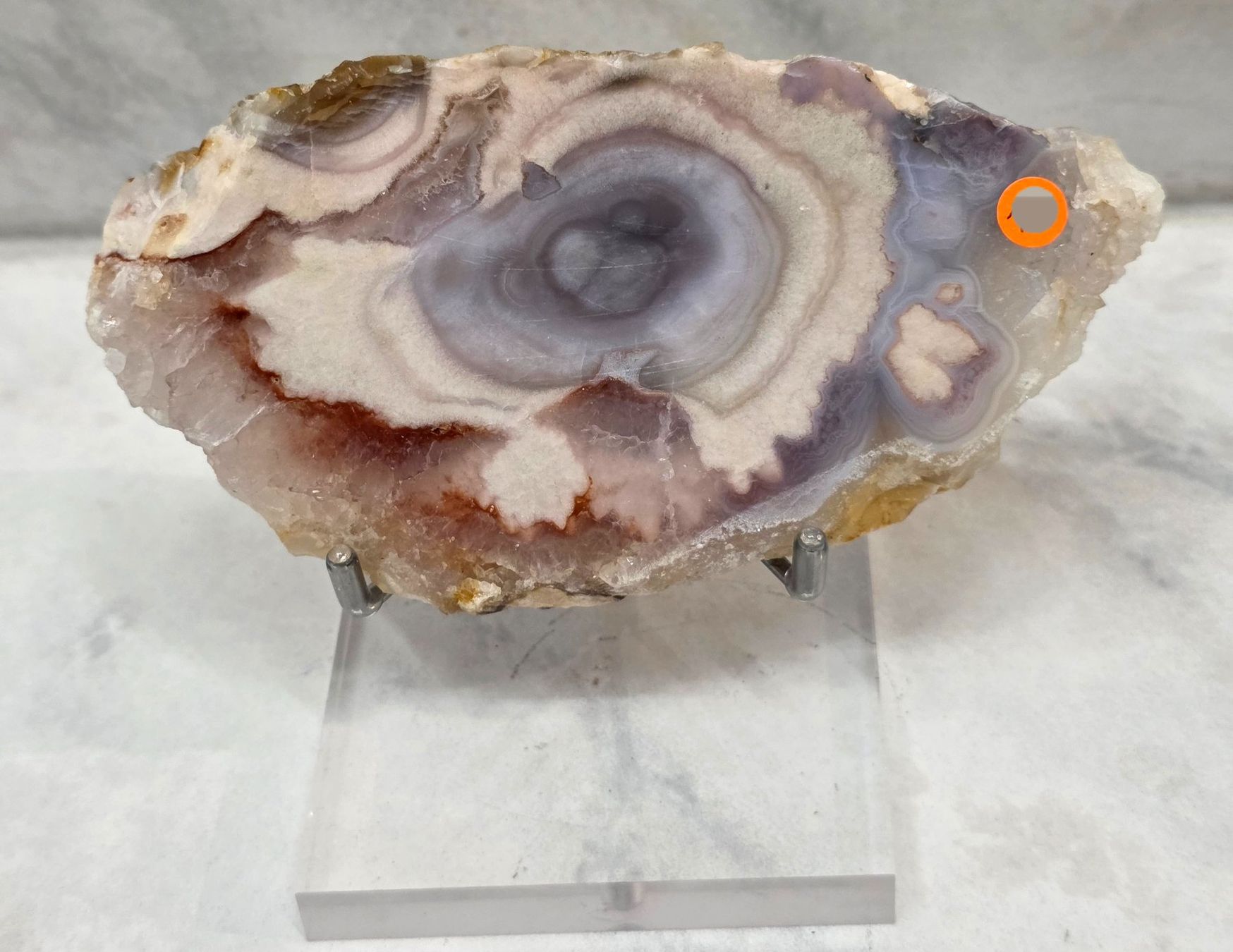 Mineralien & Heilsteine: Pinke Amethyst Scheibe 151g – Neu und originalverpackt aus Matzingen von Shay_Crystalz 1
