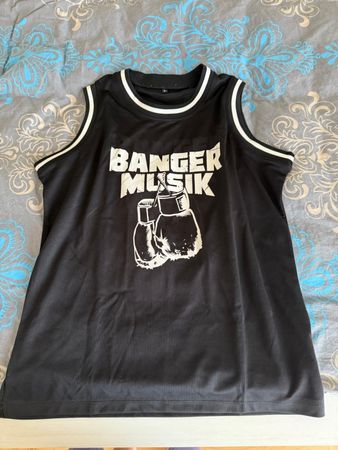 Cooles Banger Musik Tank Top, Grösse M, Schwarz Basketball