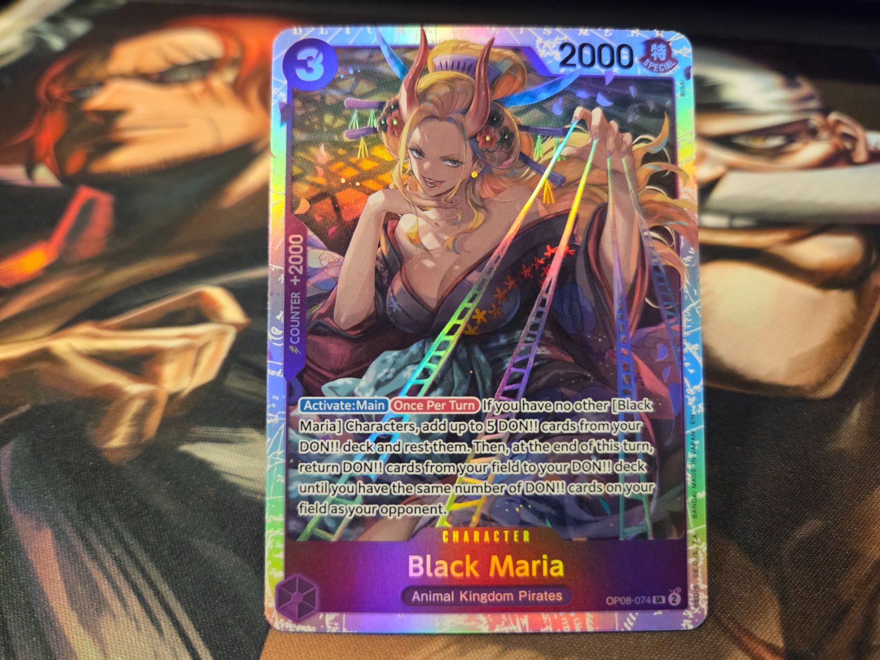 Bandai Sammelbilder & Trading cards: One Piece | Black Maria SR – Gebraucht aus Lugano von Doppia_B