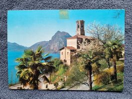 Lugano 1985 Ansichtskarte Postkarte gelaufen mit Marke