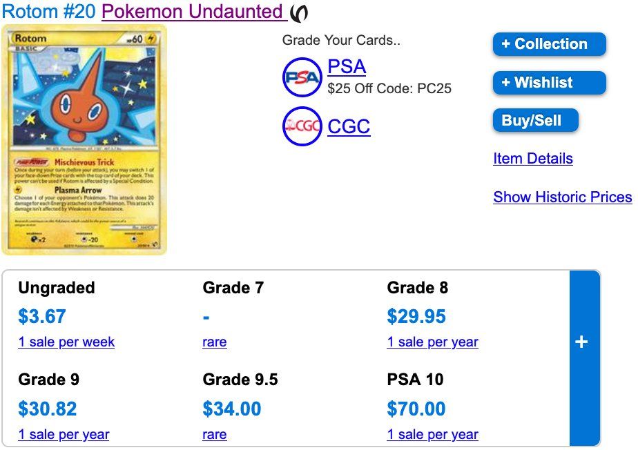 Pokémon Carte collezionabili: Rotom Rare Reverse Holo 7 & Rare 20 – Usato da Zürich venduto da PEACECOCOON 4