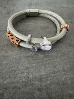 Armband grau mit Magnetverschluss
