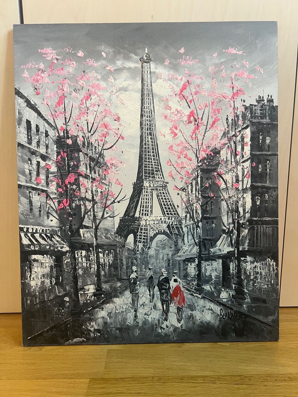 Dipinti: Paris Gemälde, Leinwandbild, Eiffelturm. Aus Paris – Usato da Bern venduto da oli_6r7s