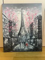 Paris Gemälde, Leinwandbild, Eiffelturm. Aus Paris
