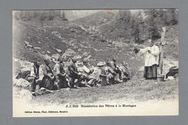 BÉNÉDICTION DES PATRES À LA MONTAGNE, *, VALAIS?