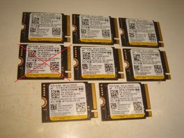 1 stück 256gb 2230 m.2 nvme ssd. gen4x4. under 1000 stunde