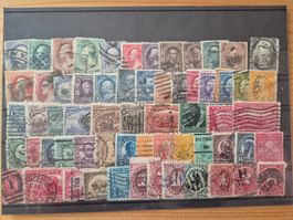 USA Briefmarken auf Karte P8 Zustand gem. Bild