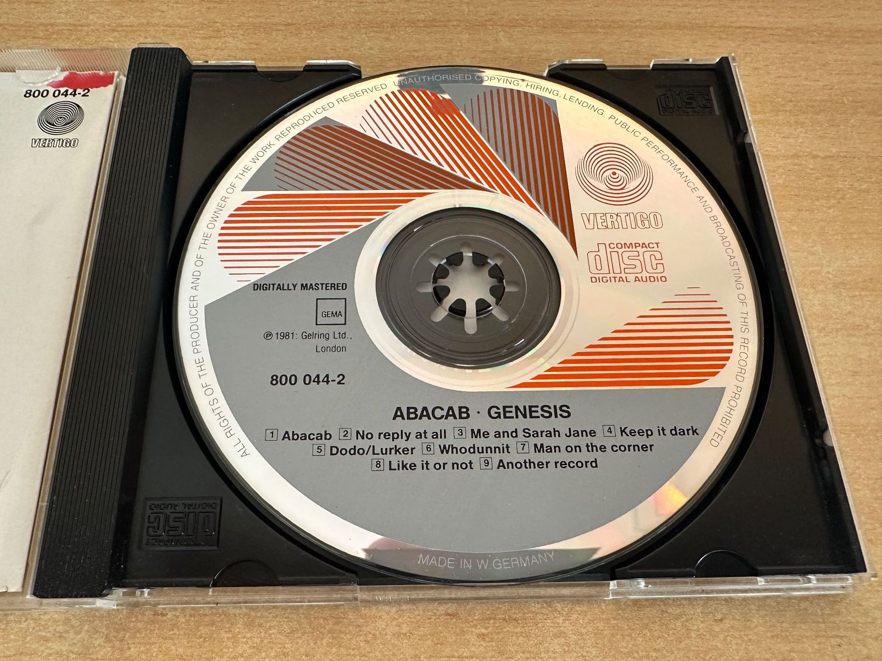 CD: Genesis – Abacab – Usato da Rikon im Tösstal venduto da Alpenmutz 2