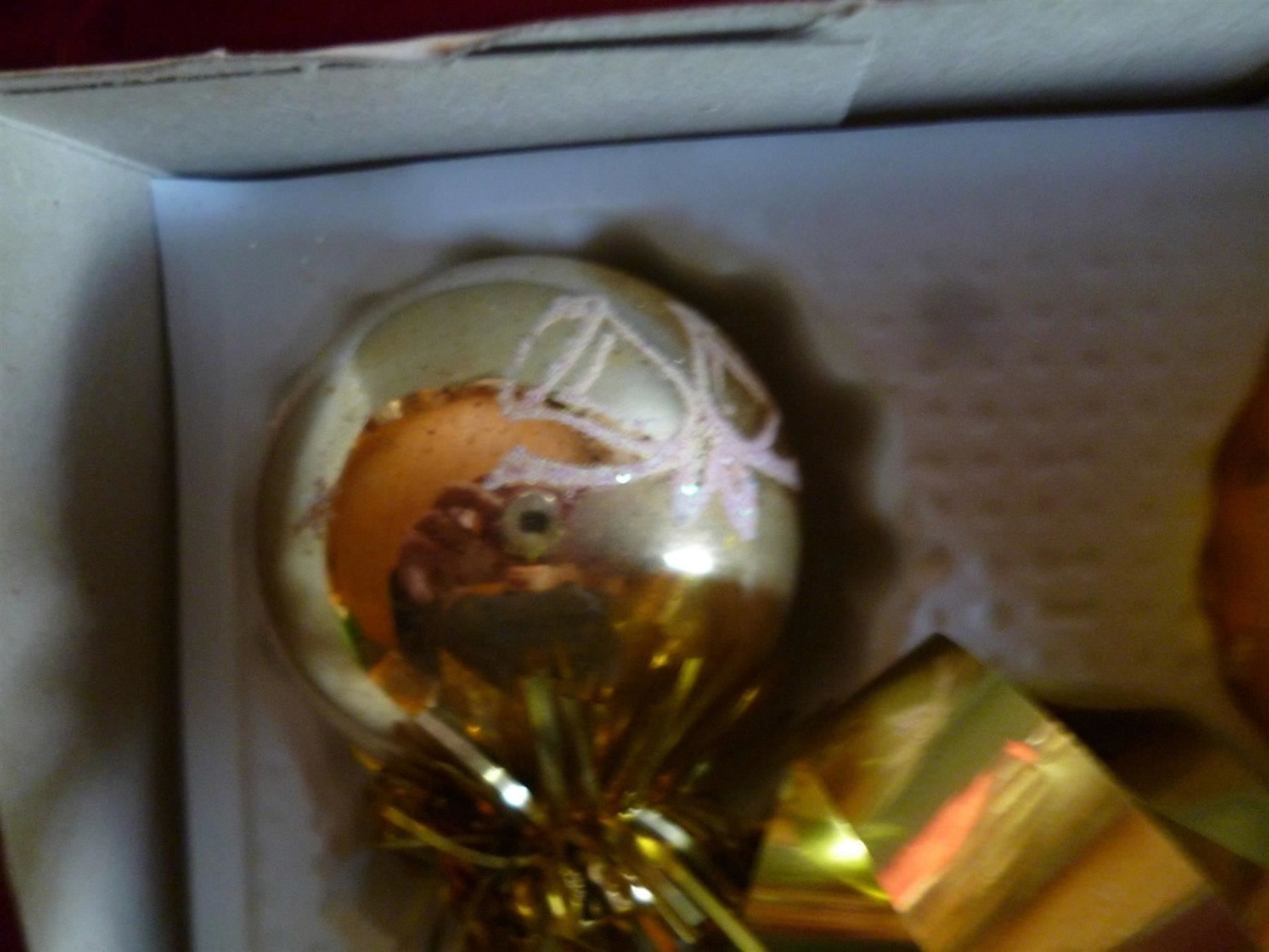 Tutte le decorazioni: 4 Weihnachtskugeln Christbaumschmuck Weihnachtsmann Advent – Nuovo e nell'imballaggio originale da Luzern venduto da Weihnachtsschmuck 3