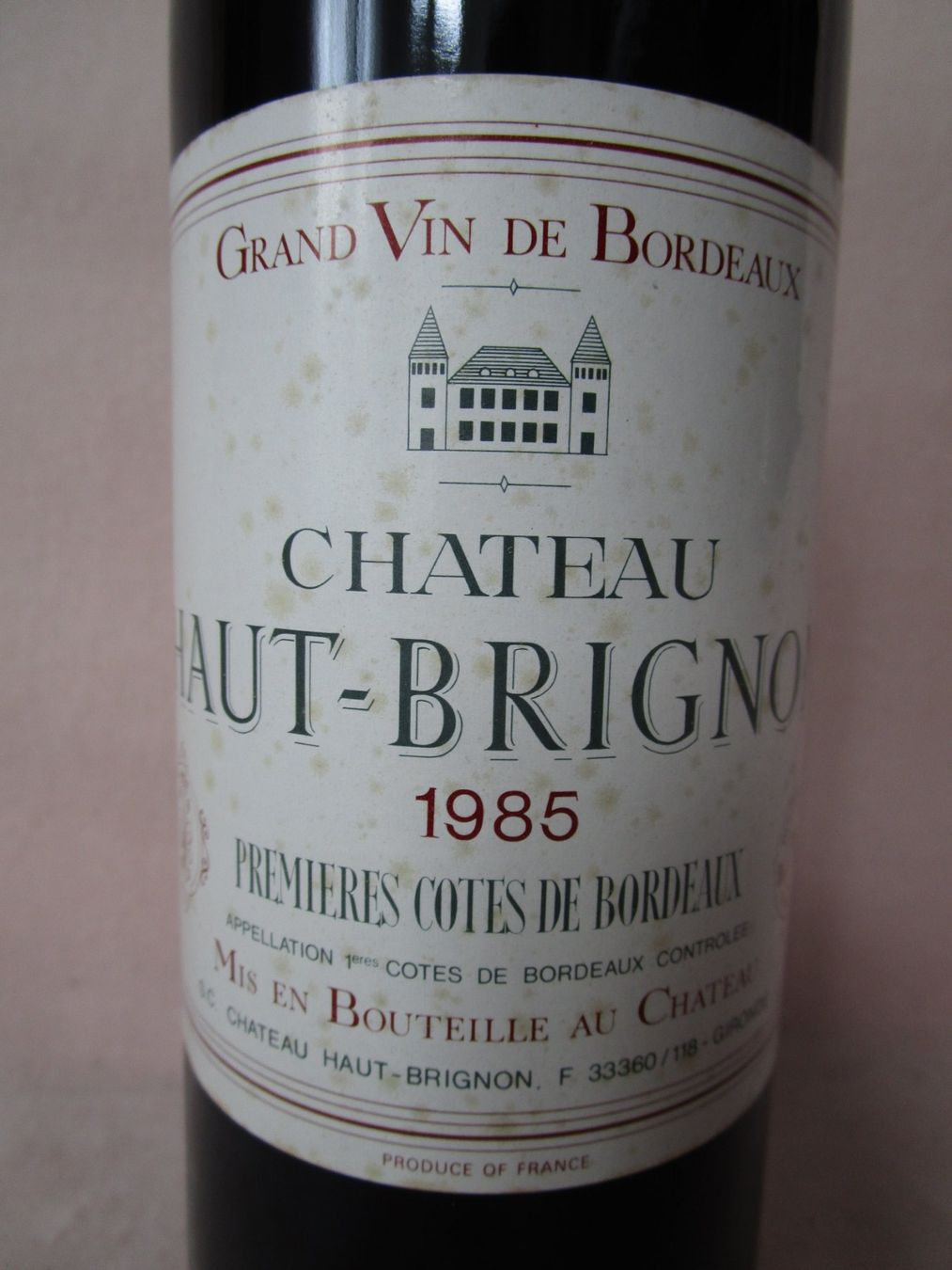 Wein: 1985 Chateau Haut-Brignon, Bordeaux – Neu (gemäss Beschreibung) aus Eschenbach SG von brocovin 1