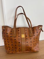 MCM Visetos Shopper Cognac inkl. Original Pouch & Staubbeute
