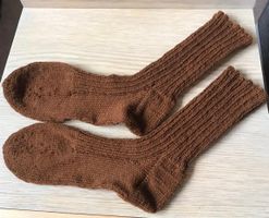 Extra warme gestrickte Herrensocken   Grösse  44/45  NEU