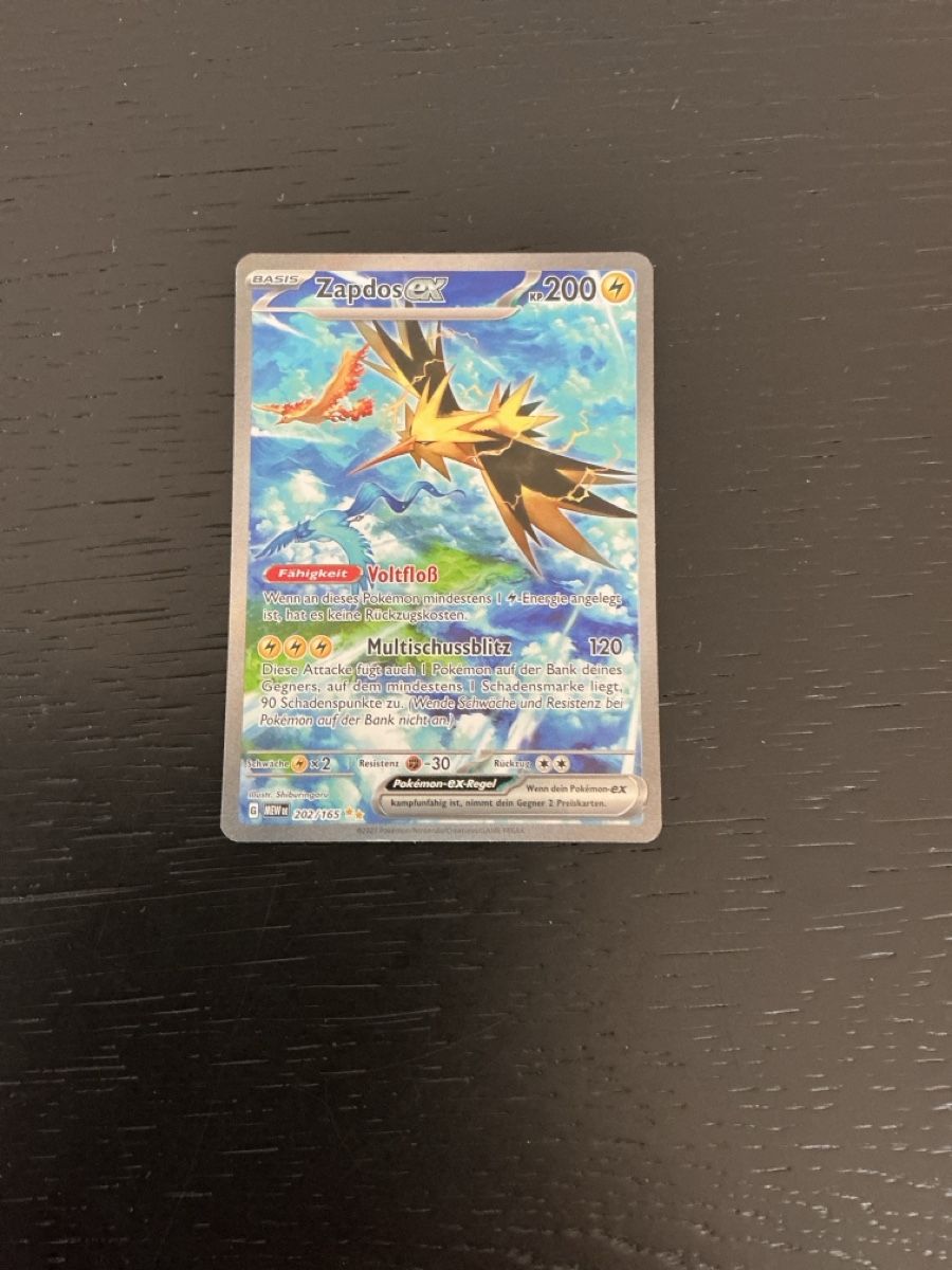 Pokémon Carte collezionabili: ZAPDOS EX 2 GOLD STAR FULL ART: Bad condition – Usato da Baar venduto da jjh_kh7p