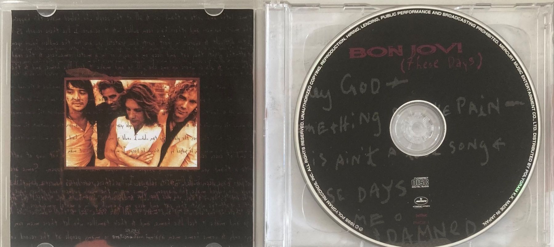 CD: BON JOVI - THESE DAYS – Usato da Poliez-Pittet venduto da Newtown-Records 2