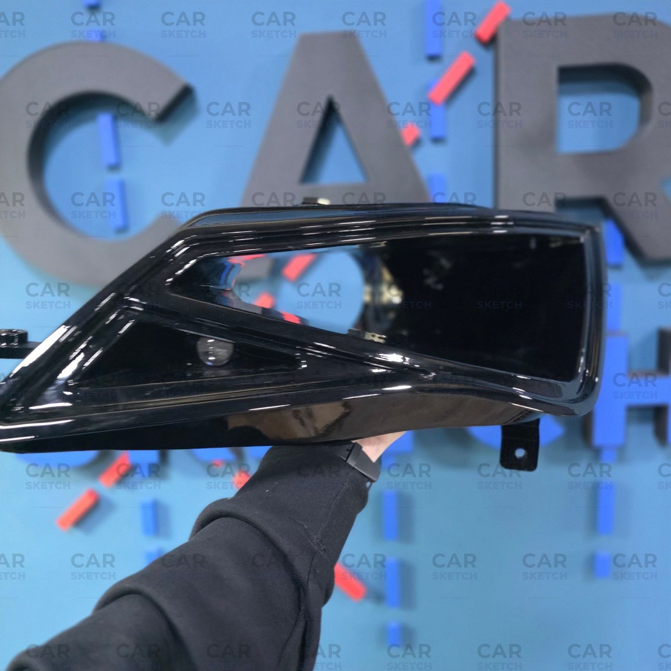 Fari: Seat Leon 5F Scheinwerfer-Lufteinlass mit LED – Nuovo (secondo la descrizione) da Dietikon venduto da CarSketch 4