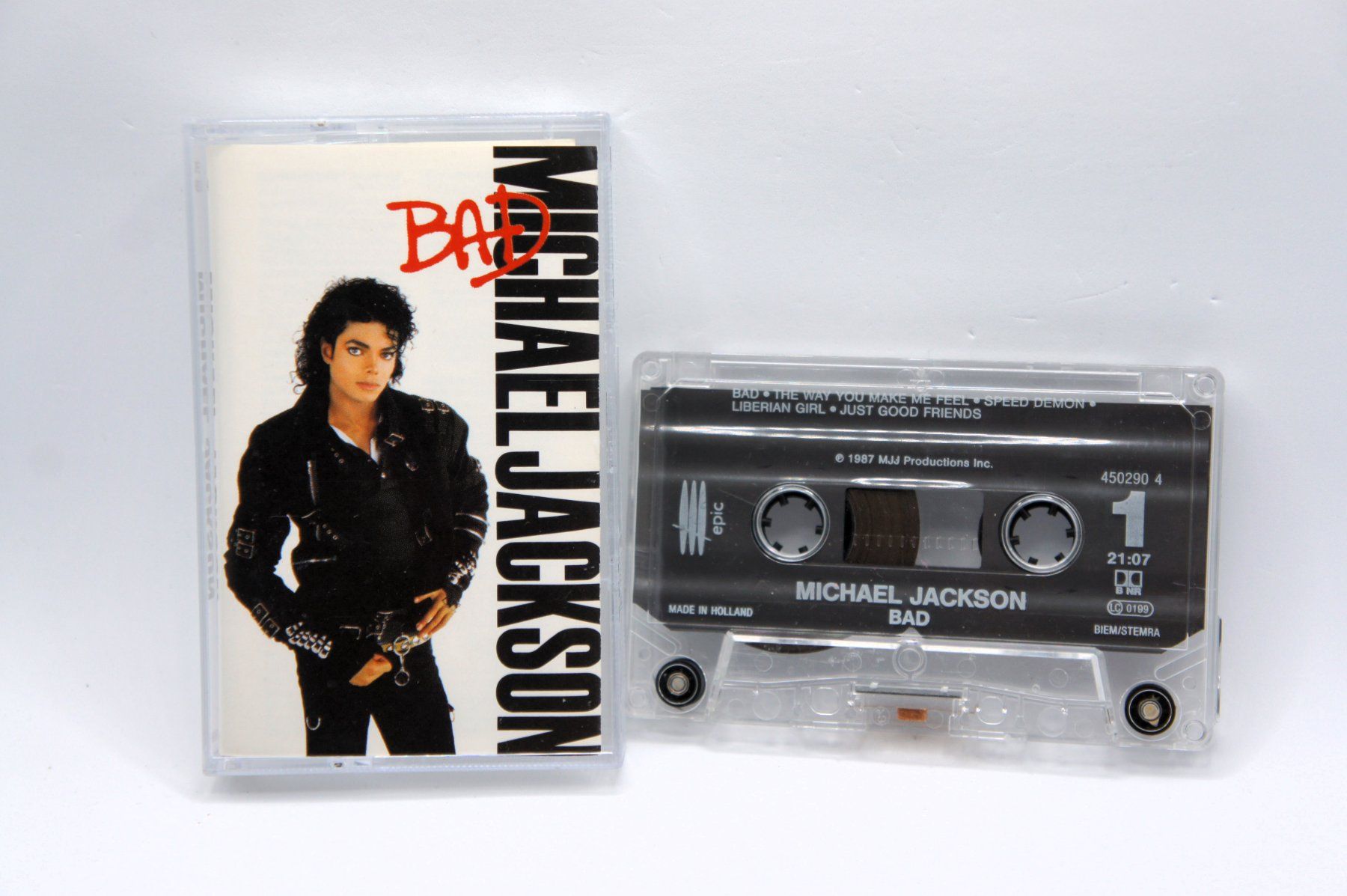 Musicassette: MC Michael Jackson - Bad / Europe Reissue Musikkassette – Usato da Ernetschwil venduto da luisvonerni