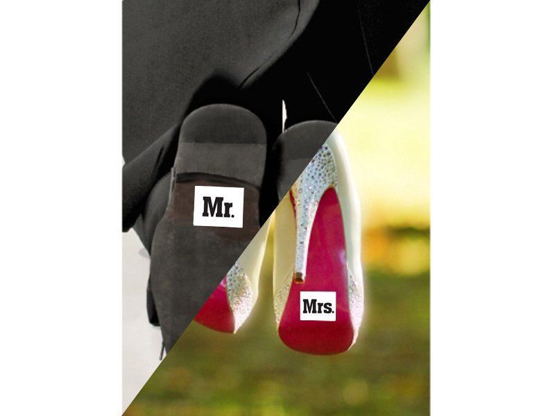 Materiale per decorazioni: Schuhaufkleber 2 Stk – Nuovo e nell'imballaggio originale da Spreitenbach venduto da tasche-shop