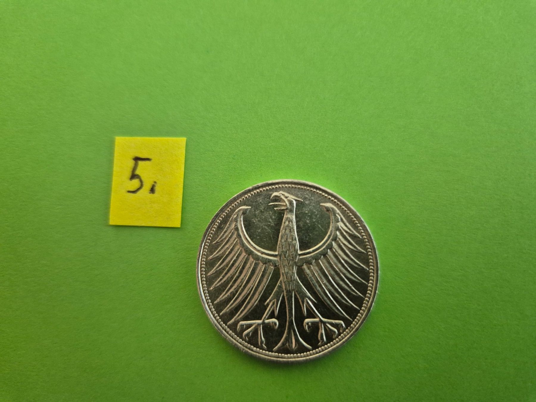 Tutti le monete: 5 DM Münze 1970 Silber – Usato da Jona venduto da gnaumann1900 3