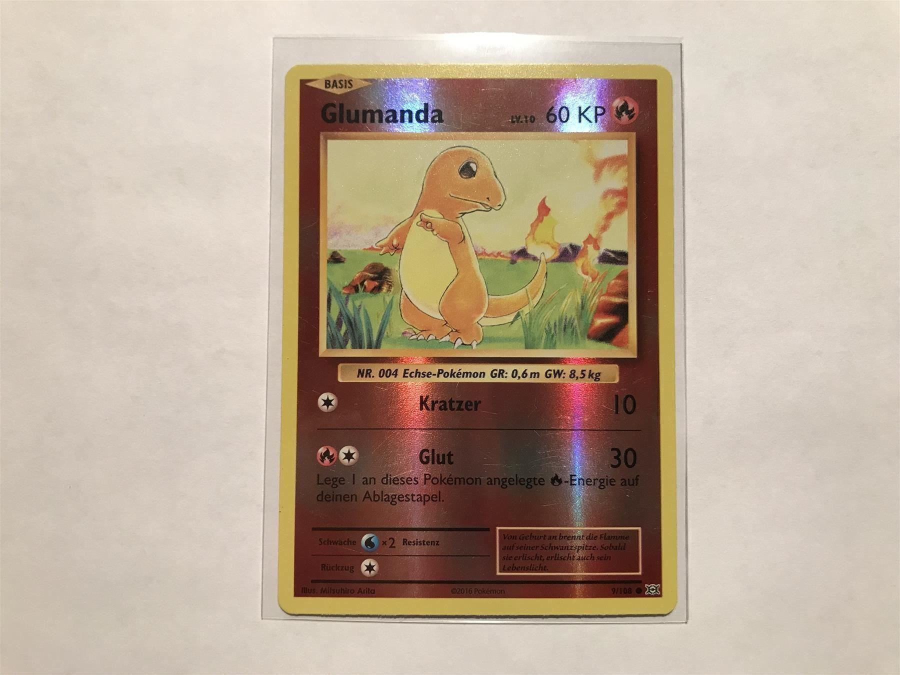 Pokémon Sammelbilder & Trading cards: Glumanda reverse holo Evolution – Gebraucht aus Hagendorn von Pokecollectorch