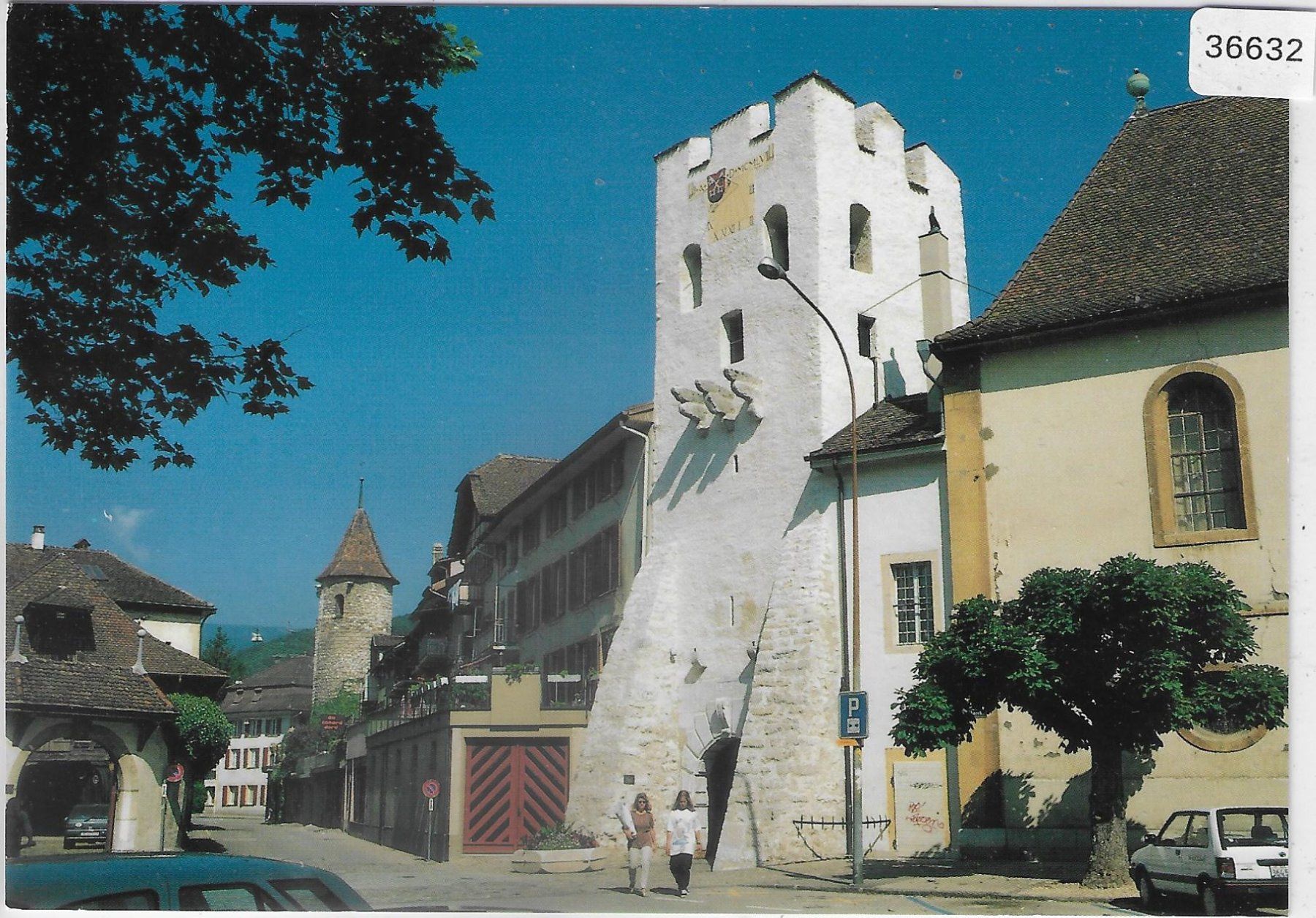 Cartoline postali: La Neuveville - Stadtpartie – Usato da Ettingen venduto da Kartenplanet