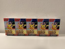 Pokémon 5x 30 Jahre Booster Bundle