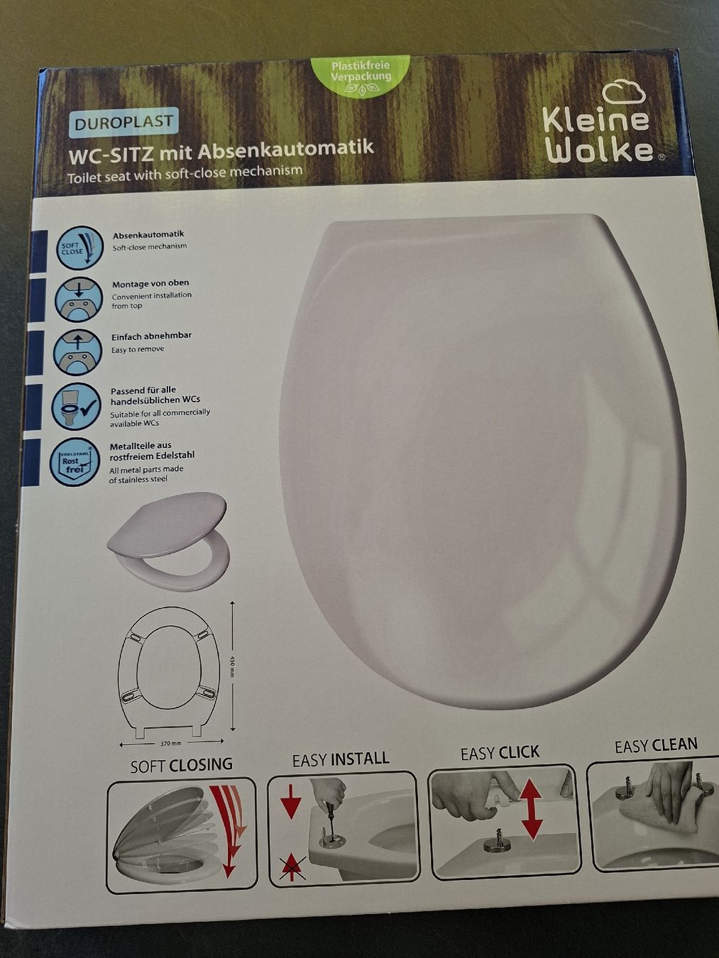 WC: WC-Sitz Kleine Wolke – Nuovo e nell'imballaggio originale da Beromünster venduto da cla_9qkq