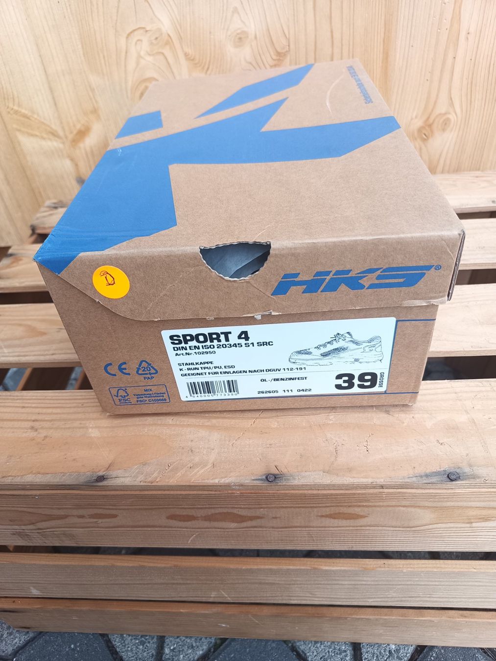 Herrenschuhe: HKS Sicherheitsschuhe S1 SRC 39 – Neu und originalverpackt aus Oberegg von A-Z.Handel.Loehrer 7