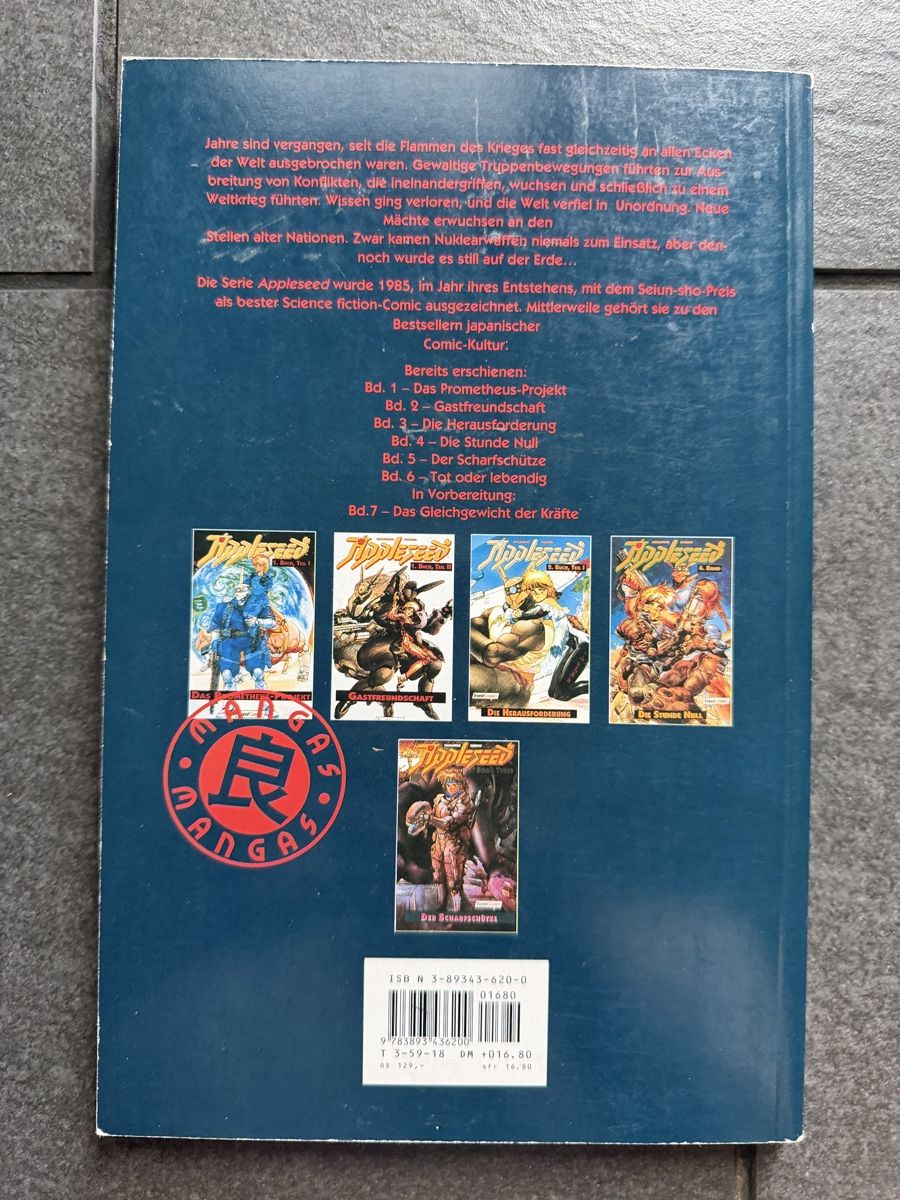 Comics: Appleseed Manga Masamune Shirow – Gebraucht aus Zürich von cENS0R 6
