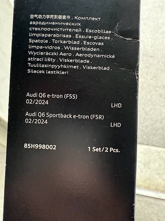 Alle Autoersatzteile: Audi Original Aerowischer Set – Gebraucht aus Regensdorf von arm_2cb9 2