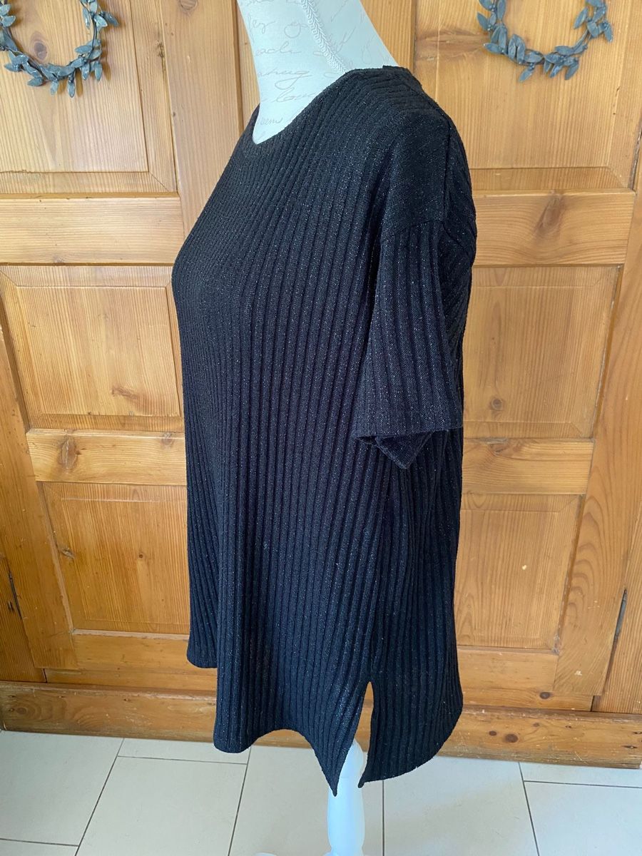 Zara Tops: Zara Oberteil schwarz, glitzer Gr. S – Gebraucht aus Ellikon an der Thur von Bali1999 1