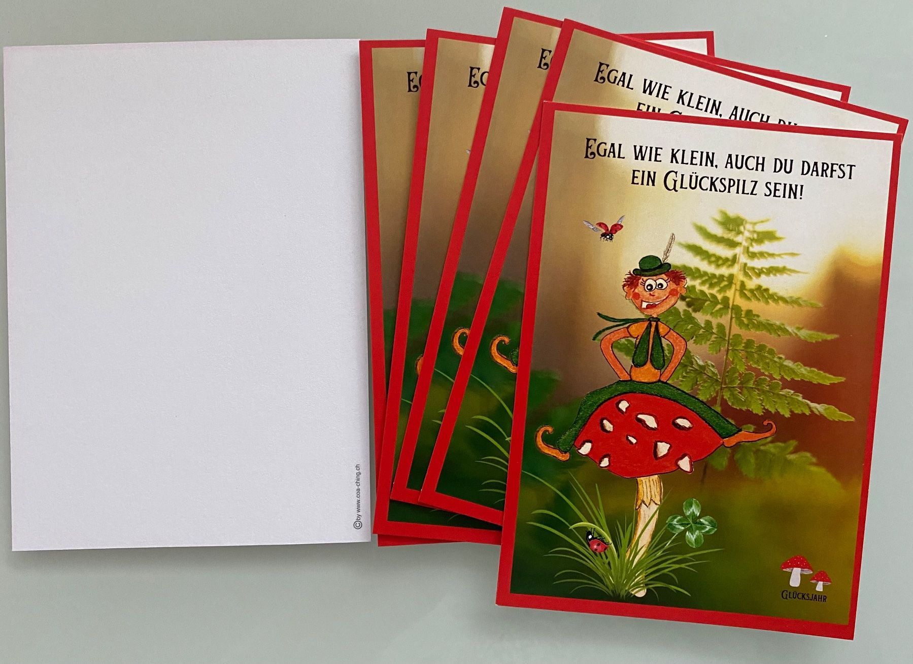 Cartoline: Postkarte Glückspilz – Nuovo (secondo la descrizione) da Flawil venduto da Glueck4you 1