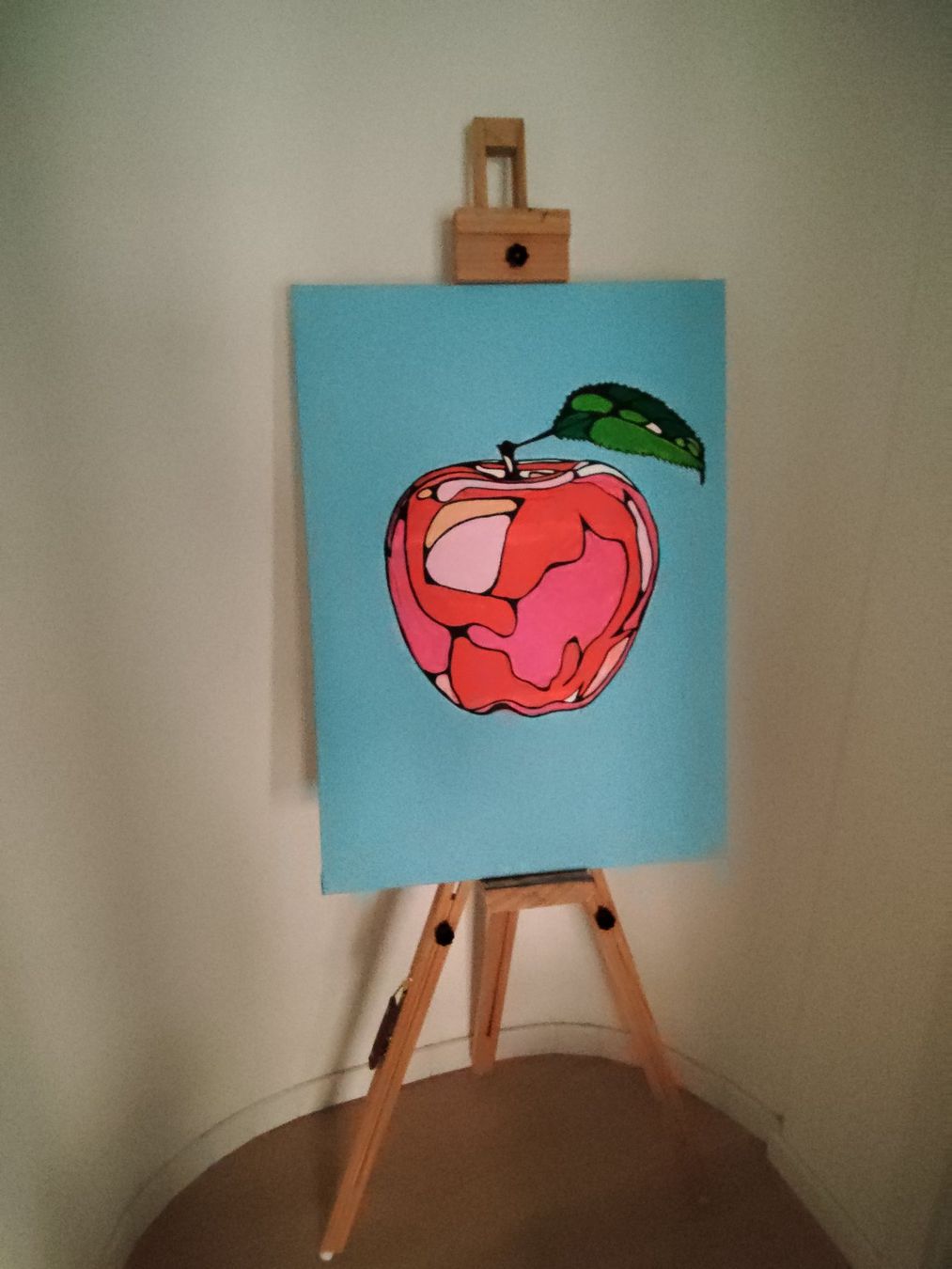 Dipinti: Acrylic painting "Apple" , 50 cm x 70 cm – Nuovo (secondo la descrizione) da Bellikon venduto da MellonCollieMitTwint 1