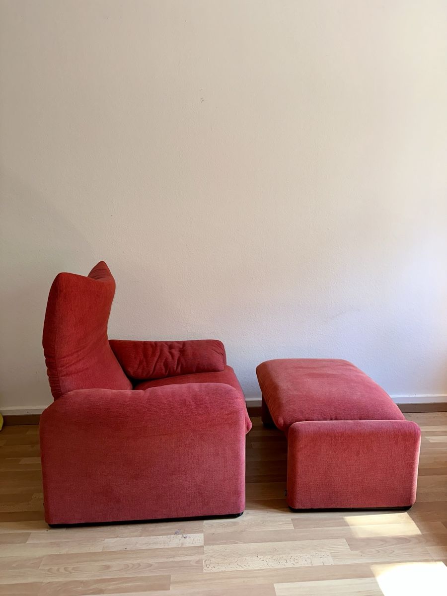 Divani: Cassina Maralunga Sofa, Sessel und Ottoman – Usato da Zürich venduto da N-Habegger 4