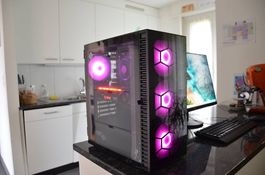 RGB Gaming PC: i5-14400, RTX 3060 Ti, 650W PSU, 500GB SSD