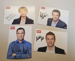 SRF Autogrammkarten x4