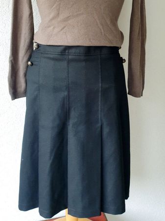 ROCK RIANI JUPE 42 L SCHWARZ JUPE FALTENROCK TOP MIT BLUSE