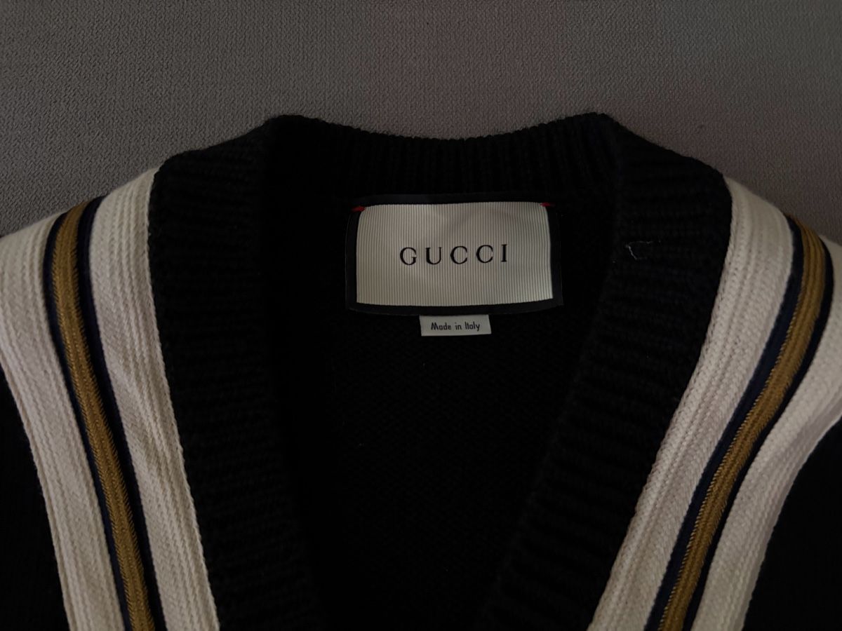 Gucci Pullover & Sweatshirts: Gucci Pullovers Strick Pullover V-Ausschnitt Biene Grösse S – Neu (gemäss Beschreibung) aus Luzern von bma_7pkv 2
