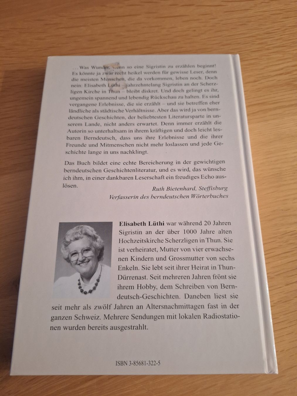 Libri: Buch Em Liebgott sy Putzfrou Elisabeth Lüthi  – Usato da Wanzwil venduto da chlinih93 1
