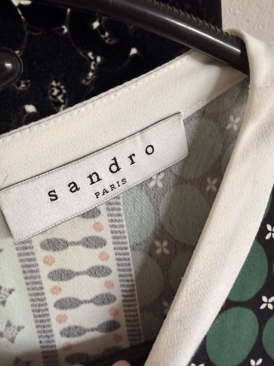 Sandro Vestiti: Sandro Paris Multi-Patterned Dress - Size M  – Usato da Zürich venduto da Vikkinikki 1
