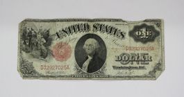Banknoten USA 1 Dollar 1917