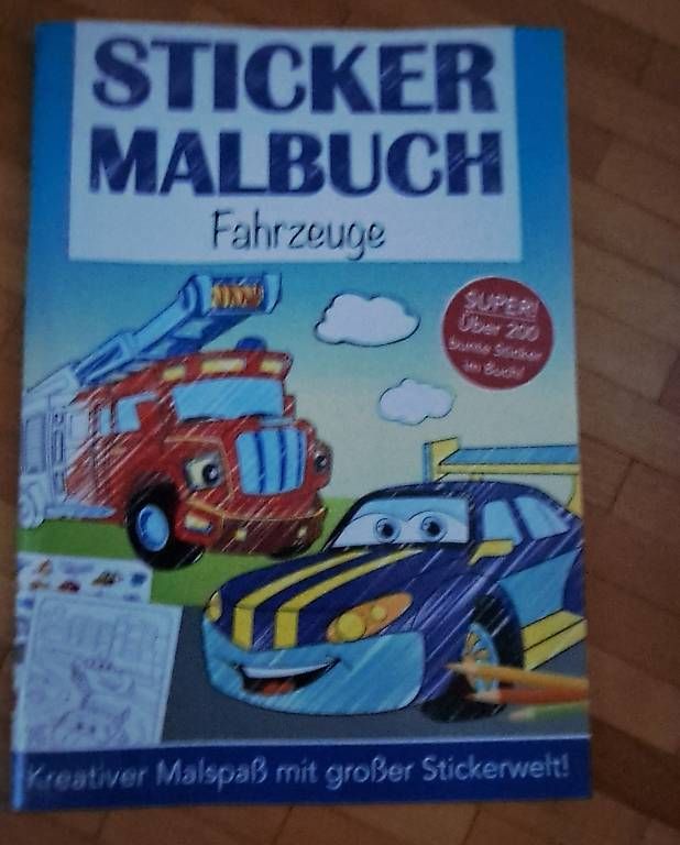 Livres: Mal und Sticker Buch – D'occasion à Oetwil a.d. Limmat par Stupsi1234 2