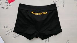 Lustige Herren Unterwäsche - XS/S - Boxershorts "Knackarsch"