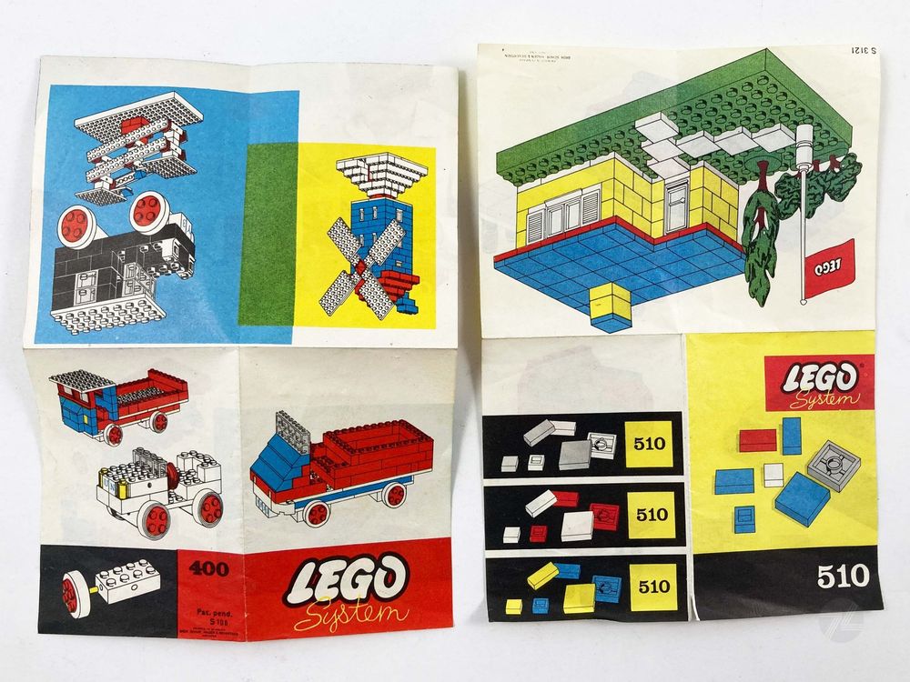 Lego Set 400 & 510 Bauanleitung Leaflet Vintage 50s | Kaufen auf Ricardo